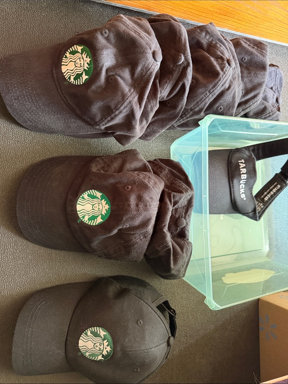Starbucks Black Baseball Cap with Green Logo - Men’s Casual Hat